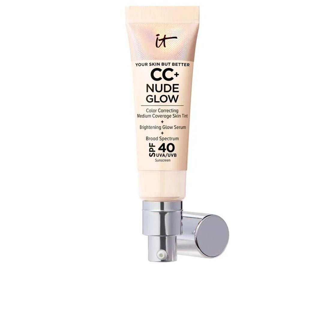 Foundationkräm It Cosmetics CC+ Nude Glow Fair porcelain Spf 40 32 ml