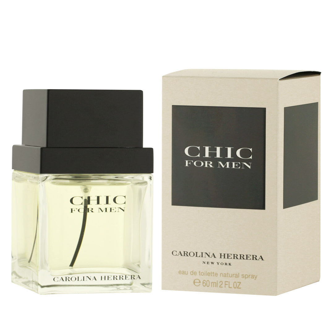  Carolina Herrera EDT Chic for Men 60 ml - A sophisticated and stylish fragrance for men in a sleek 60 ml bottle.