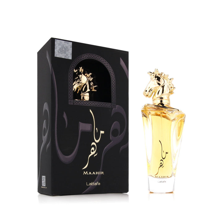 Lattafa EDP Maahir 100 ml perfume bottle