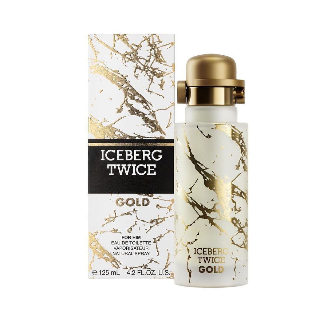 Iceberg EDT Twice Gold 125 ml - A luxurious and golden fragrance by Iceberg, enclosed in a generous 125 ml bottle.